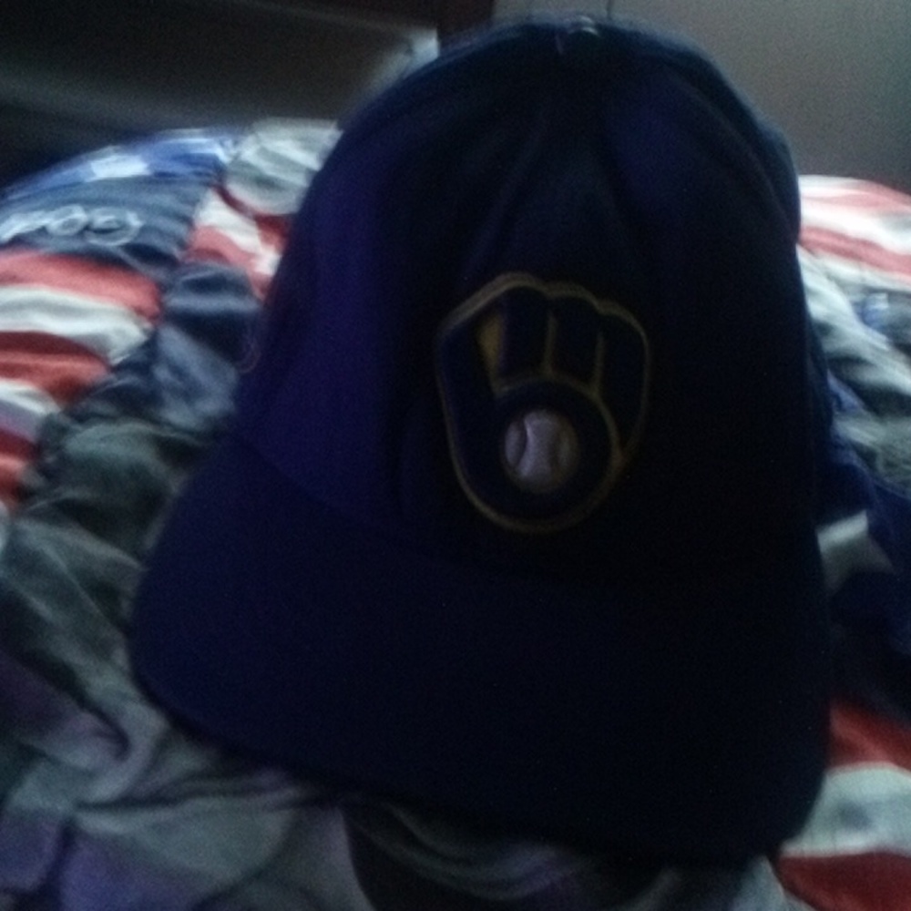 Brewers dark blue hat
